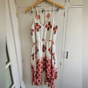 Heart soul v neck strappy dress Size L